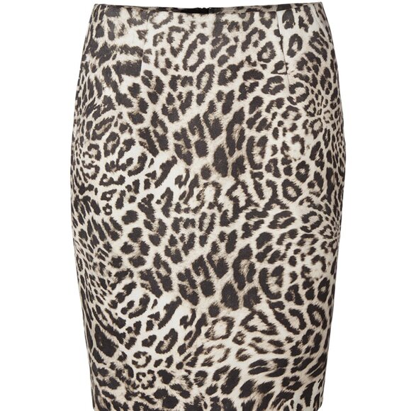 CABI Sophia Ultrasuede Leopard Skirt - Picture 1 of 2